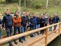 Am Ende unseres Tages im Landsberger Wildpark  