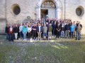 Gruppenfoto vor der Heilig Kreuz Kirche